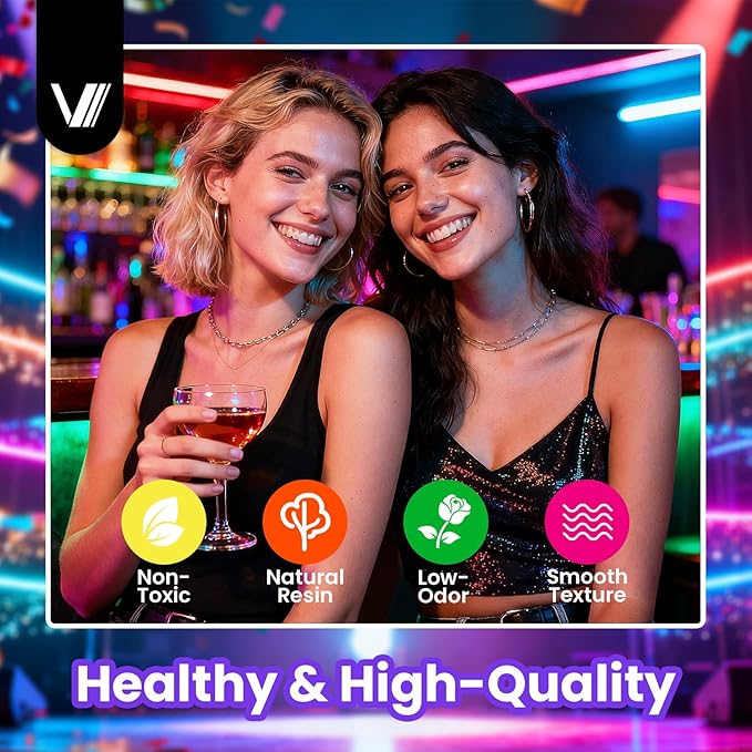 VANREESA 24 Pcs Gel Nail Polish Set -Bright Colors Gel Polish with Base Coat & 4 Effects of Top Coat Bright Yellow Orange Pink Red Green Blue Purple Gel Polish Set Nail Kit Gifts for Women Girls