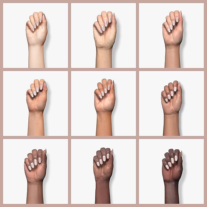 ILNP Overcoat - Creamy Beige Neutral Nude Nail Polish, Subtle Holographic, Chip Resistant, 7-Free, Non-Toxic, Vegan, Cruelty Free, 12ml