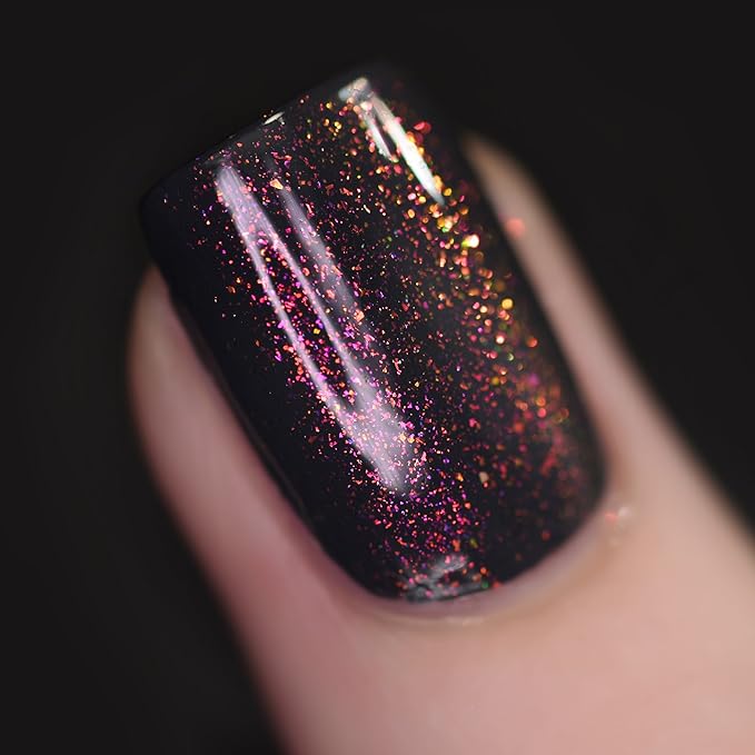 ILNP Scarlet - Red, Orange, Gold, Green Iridescent Topper Nail Polish