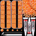 Resin Jelly Rhinestones for Crafting with B7000 Jewelry Glue, 2 Boxes Orange AB Flatback Crystals with 3Pcs 10ml Glue, Bedazzling Non Hotfix Gems for DIY Tumblers Clothing Shoes Manicure