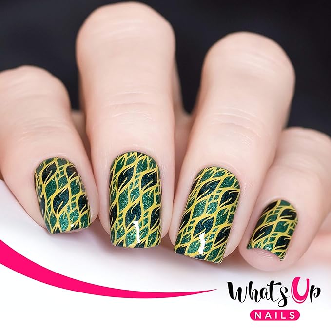 Whats Up Nails - Floral Stamping Plates 2 pack (B018, B046) for Nail Art Design