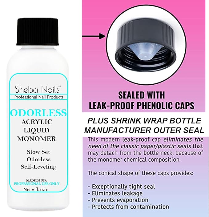 SHEBA NAILS State Board Sealed Odorless Acrylic Nail Mini Kit
