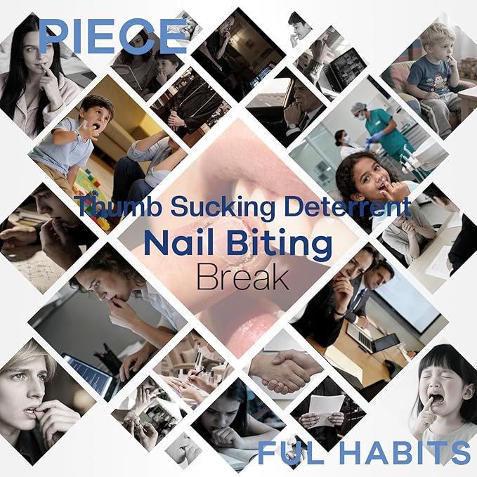 Nail Biting Prevention for Kids: Thumb Sucking Deterrent Instant Bitter Taste Habit Correction Formula Nail Repair for Damaged Nails Care Safe Effective & Non-Toxic Invisible Matte Finish