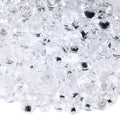 Genie Crystal 4,5,6.4 mm Mixed Size Clear Transparent Flatback Rhinestones 80 Grams, ss16,ss20,ss30 Unfoiled Glass Rhinestone for Tumbler, Shoes, Makeup,Dance Costumes, Dress