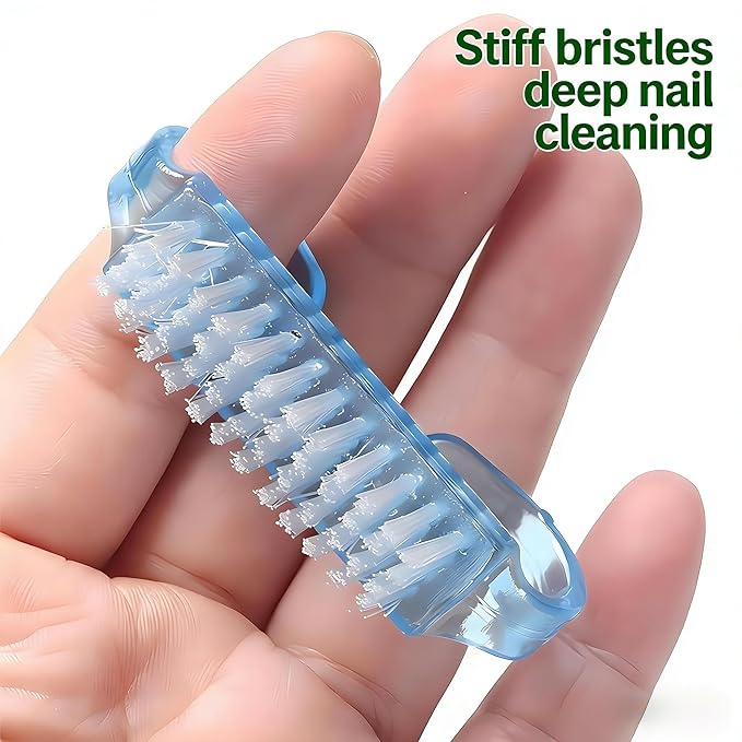 24-Pack Handle Grip Nail Brush(assorted color), Fingernail Scrub Cleaning Brushes for Toes and Nails Cleaner, Pedicure Brushes for Men and Women