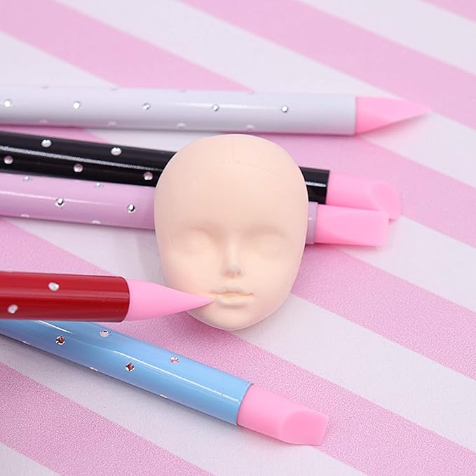 Kare & Kind Nail Art Design Dotting Painting UV Gel Pen Tools - 20x Nail Art Accessories - 15x Nail Art Brushes, 5x Double Ended Sculpting and Dotting Pen - DIY, Home, Salon, Professional Use