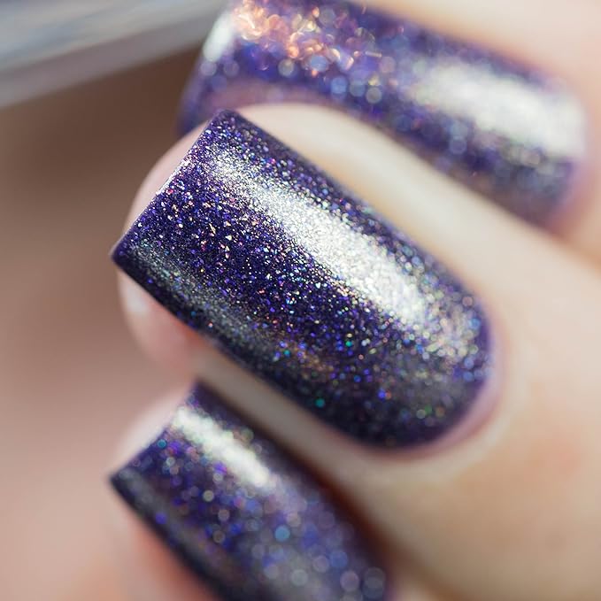 ILNP Art District - Regal Purple Holographic Nail Polish