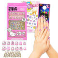 Hello Kitty Nail Art Stickers Set for Girls - Bundle with Hello Kitty Stick On Nails Plus Tattoos, More for Hello Kitty Party Supplies | Hello Kitty Press On Nails for Kids