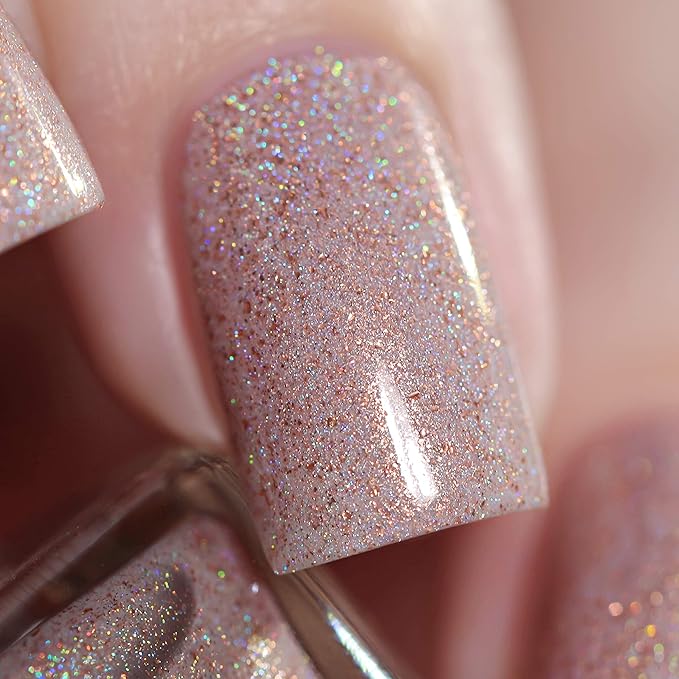 ILNP Hope - Soft Café Latte Holographic Nail Polish