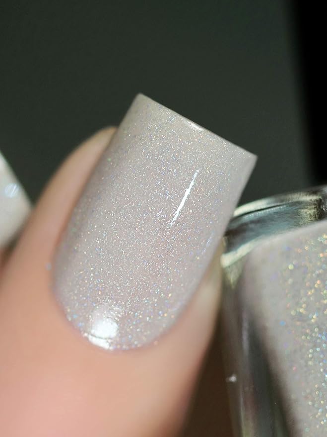 ILNP Set in Stone - Creamy Greige Holographic Nail Polish
