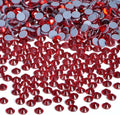 Bymitel Hotfix Crystal Rhinestones Round Gems Iron on DIY Jewelry Making Flat Back for Crafts,Siam, 3.8mm(SS16/2880pcs)