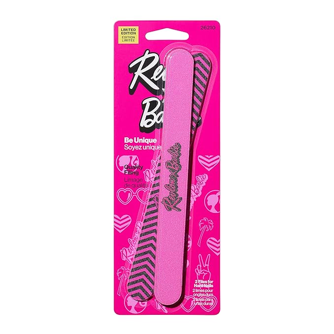 Revlon x Barbie Expert Nail Shapers, Quickly Shape and Smooth Normal to Hard Nails