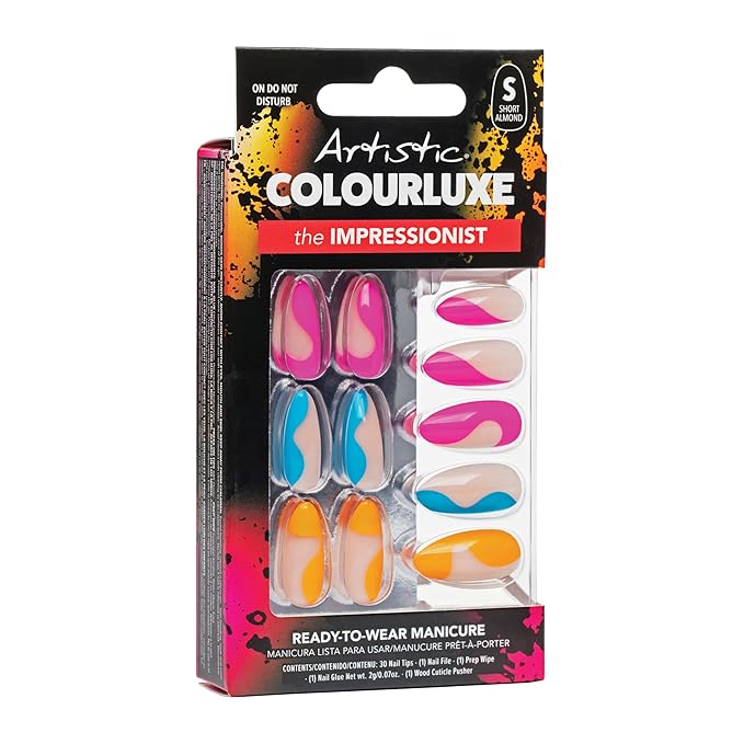 Artistic Colourluxe Press-On Tips - Kit Colourluxe Press-On Tips - Kits Nails - 30 Nails (On Do Not Disturb, Kit)