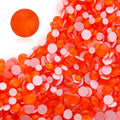 Neon Hyacinth Flatback Rhinestones, Glass Rhinestones for Nail Art and Craft, Glue Fix, Loose Crystal Gemstones(Neon Hyacinth, SS8, 1440pcs, 2.3-2.5mm)
