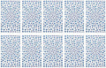PATIKIL 2090 Pcs Acrylic Gem Sticker, 4 Size 3/4/5/6mm Self Adhesive Rhinestones Face Gem Stones Bling Jewelry for Nail Art Craft Clothes DIY Makeup Decoration Party, Dark Blue