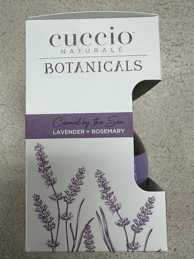 Cuccio Botanicals Lavender & Rosemary Cuticle Oil – 2.5 Fl. Oz – Nourishing Moisturizer for Dry Cuticles and Nails – Salon-Quality Natural Oil Blend for Nail Care