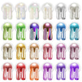 24Pcs Chrome Nail Powder - Metallic Mirror Effect Holographic Aurora Iridescent Pearlescent Nail Chrome Powder for Gel Nails DIY Manicure Nail Art Decoration Gift for Women