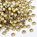 Beadsland 1440pcs Flat Back Crystal Rhinestones Round Gems for Nail Art and Craft Glue Fix, Jonquil, SS6, 1.9-2.1mm