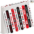 50 Pack Cheerleader Gifts Bulk for Team Cheer Mini Nail Files for Women Cheerleader Emery Boards Funny Cheer Party Favors Small Spa Gifts for Women Teammates Salon Manicure Tools