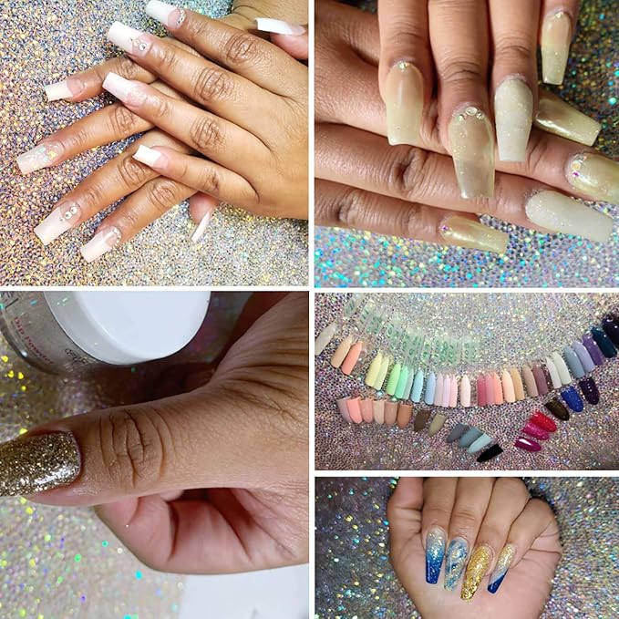 Honbay 1PCS Glitter Nail Art Table Mat Nail Art Hand Arm Rest Pad Shiny Manicure Nail Desk Pad for Nail Art Cushion Pillow