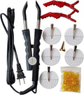 Keratin Hair Extensions Tools Hair Extension Heat Tool Fusion Bonding Machine Set Fusion Heat Iron Connector Wand Melting Gun for Hair Extensions Install Black