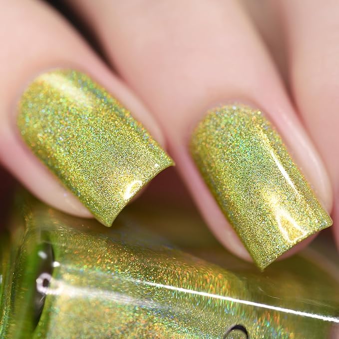 ILNP Sundance - Unique Key Lime Yellow Ultra Holographic Nail Polish