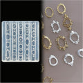 3D Picture Frame Gel Nail Art Mold Arts Resin Frames Molds for Accessories Supplies Framed Silicone Tools Grace Nails Style