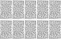 PATIKIL 2090 Pcs Acrylic Gem Sticker, 4 Size 3/4/5/6mm Self Adhesive Rhinestones Face Gem Stones Bling Jewelry for Nail Art Craft Clothes DIY Makeup Decoration Party, Black