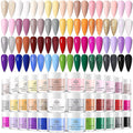 BORN PRETTY Acrylic Powder Set 36 Colors Acrylic Nail Powder Nude Pink Burgundy Red Green Blue White All Seasons Professional Polymer 3D Nail Art Kit for French Extension Carving Valentines Day Gift