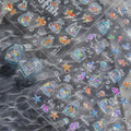 Goldfish Nail Stickers Cute Nail Art Decals Koi Fish Nail Art Stickers Cute Self Adhesive 5D Embossed with Ocean Design Nail Decals for Women Girls Kid Manicure Charms Supply Decoration 2Pcs