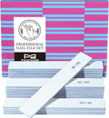 FANDAMEI 80/80 Grit Nail File, 24PCS Nail Files Kit, Double Sided Emery Boards for Nails, Professional Nail File for Natural Acrylic Nails, Rectangular Manicure Nail Files Set, Coarse Grit 80/80