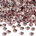 1440PCS Art Nail Rhinestones Non Hotfix Glue Fix Round Crystals Glass Flatback for DIY Jewelry Making with one Picking Pen (ss12 1440pcs, Lt. Amethyst)