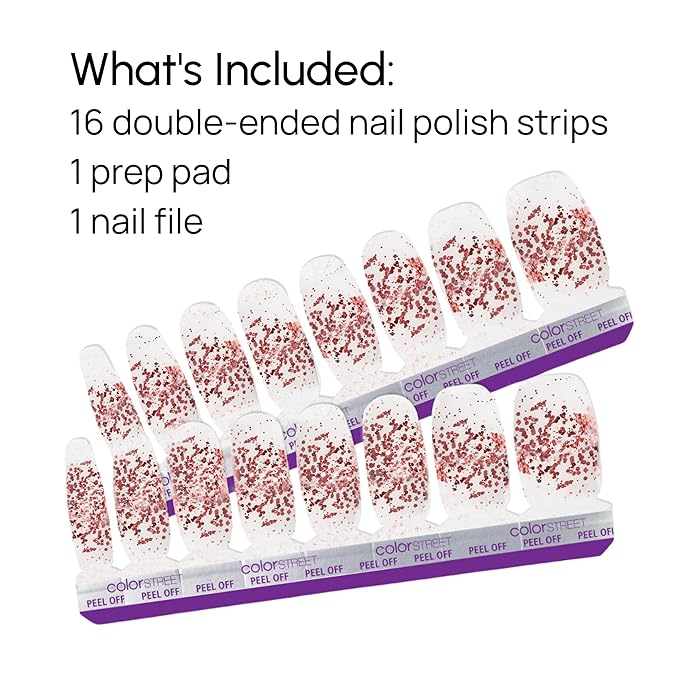 Color Street Coming Up Rose Gold Nail Strips