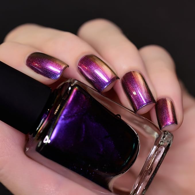 ILNP Tilted - Purple, Magenta, Orange, Green Color Shifting Ultra Chrome Nail Polish