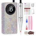 SAVILAND Professional Nail Drill Kit: 35000RPM Rhinestones Nail Drill for Nails Electric Nail File Professional Portable Efile with Drill Bits Nails Filer Buffer Salon Home Manicure Pedicure