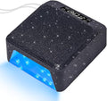 UV LED Nail Lamp 96W Nail Dryer Sparkly Gel Polish Light 4 Timer Setting Professional Quick Dry Curing Lamp with Display Auto Sensor for Salon & Home, Black