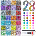 28 Color 5mm Crystal Resin Rhinestones w B7000 Glue for Bedazzling Crafting Flatback Colorful SS20 Stones Crystals Gems Diamonds Bedaazler Kit for Nails Eyes Face Makeup Tumblers Bottles Crafts