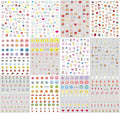 12 Sheet Cartoon Nail Sticker for Nails Art 3D Embossed Self-Adhesive Cute Bear Flower Bunny Duck Fruit Nail Decal Design Supplies for Women DIY Manicure Art Decoration YX1244