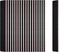 20 Pack Nail Files, 100/180 Grit, Black Professional Reusable Emery Boards Manicure Tool for Acrylic Nails, Nail Buffering Files, Rectangle