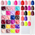 LoveOurHome Oval Press on Nails Short Fake Nails with Glue Tabs, 576pc Short Round Almond Fake Nail Press ons Nail Glue on Nails Kit Acrylic Nails Oval False Nails Artificial Fingernails for Women