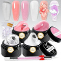 NAILGIL Hema Free Solid Builder Gel For Nails, 3D Sculpting Gel for Nail Art Non-Sticky Hand Extension Building Carving Modeling Sock Off UV LED Salon DIY at Home-60g/2.1oz