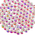 Beadsland 1440 Pieces Flat Back Crystal Rhinestones Round Gems, Transparent AB,SS8,2.3-2.5mm