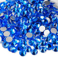 Genie Crystal 2880 Pcs Capri Blue Rhinestones Non Hotfix 16ss, 4mm 20 Gross Flatback Glass Rhinestone for DIY Craft, Shoes, Tumbler Cup,Nail Art
