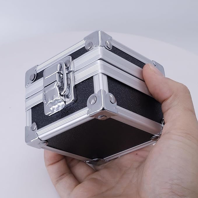 FANTEXY Professional 25 Holes Nail Drill Bits Holder - Nail Drill Grinding Bit Storage Box, Manicure Tools Organizer Container for Salon & DIY Nail Polish Heads Display