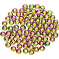 Novani Crystal Rhinestones, Flatback Loose Gemstones 288pcs Glass Rhinestones for Clothes Shoes Crafts Makeup Nail Art and DIY Decorations(SS30, Rainbow)