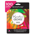 Bodipure Premium Hand Mask Keratin Gloves | Moisturizing Gloves for Dry Hands & Nail-Strengthening & Cuticle Softening | Spa Experience at Home | Chemical Free & For All Skin Types | 100 Pairs