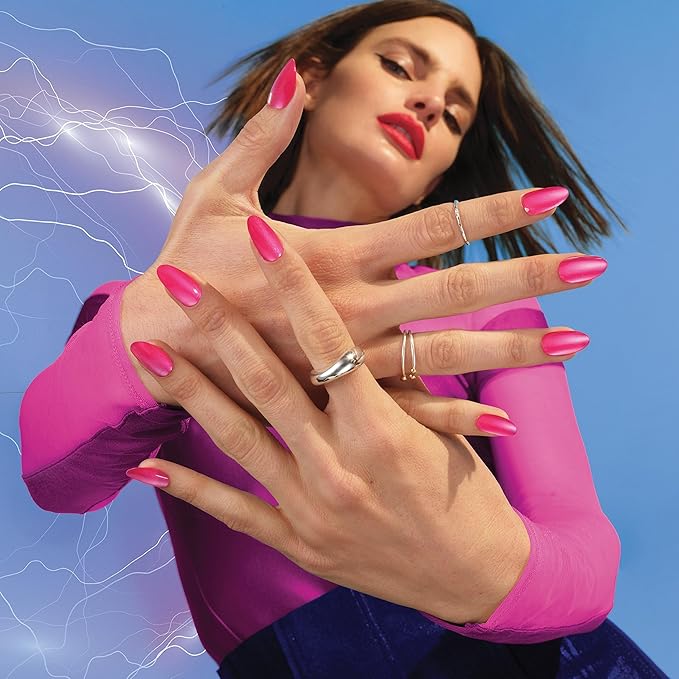 Sally Hansen Miracle Gel Supercharged Pinks Nail Polish | Salon Quality Gel-Like Formula, Two-Step System, No UV Light Needed, Long Lasting | 344 Blush Crush | Soft Pink Crème Nail Color