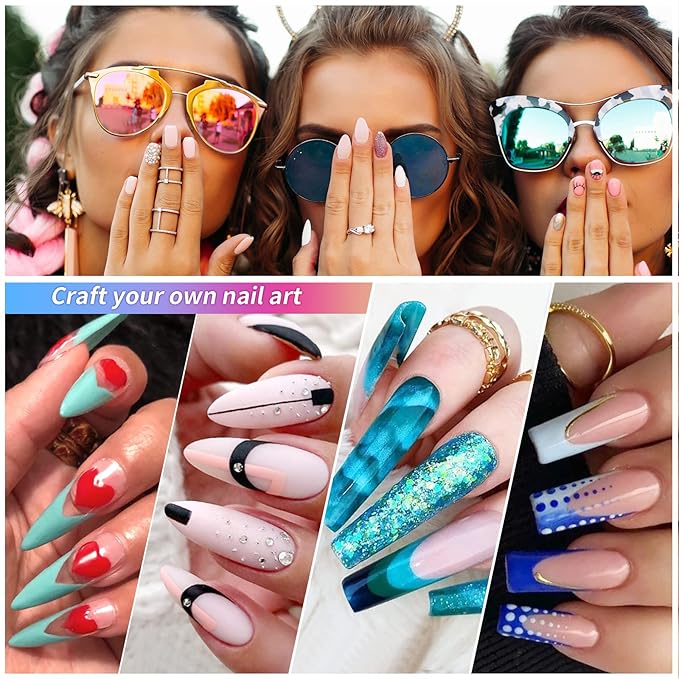 100% Kolinsky Acrylic Nail Brush Size 8,3D Nail Brushes for Acrylic Application Pure Handmade Round Shape,Professional Nail Art Brush Manicure for Women (#8)