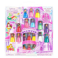 Townley Girl Disney Princess 18 Piece Water-Based Nail Polish Set, Quick Dry and Peels-Off, Nail Paint Set for Girls Ages 3