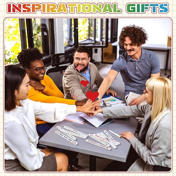 50 Pack Teacher's Day Appreciation Gifts Bulk Mini Nail Files for Teacher Party Favors Staff Emery Boards for Women Goodie Bag Stuffers Small Spa Gifts for Employee Coworkers Office Supplies
